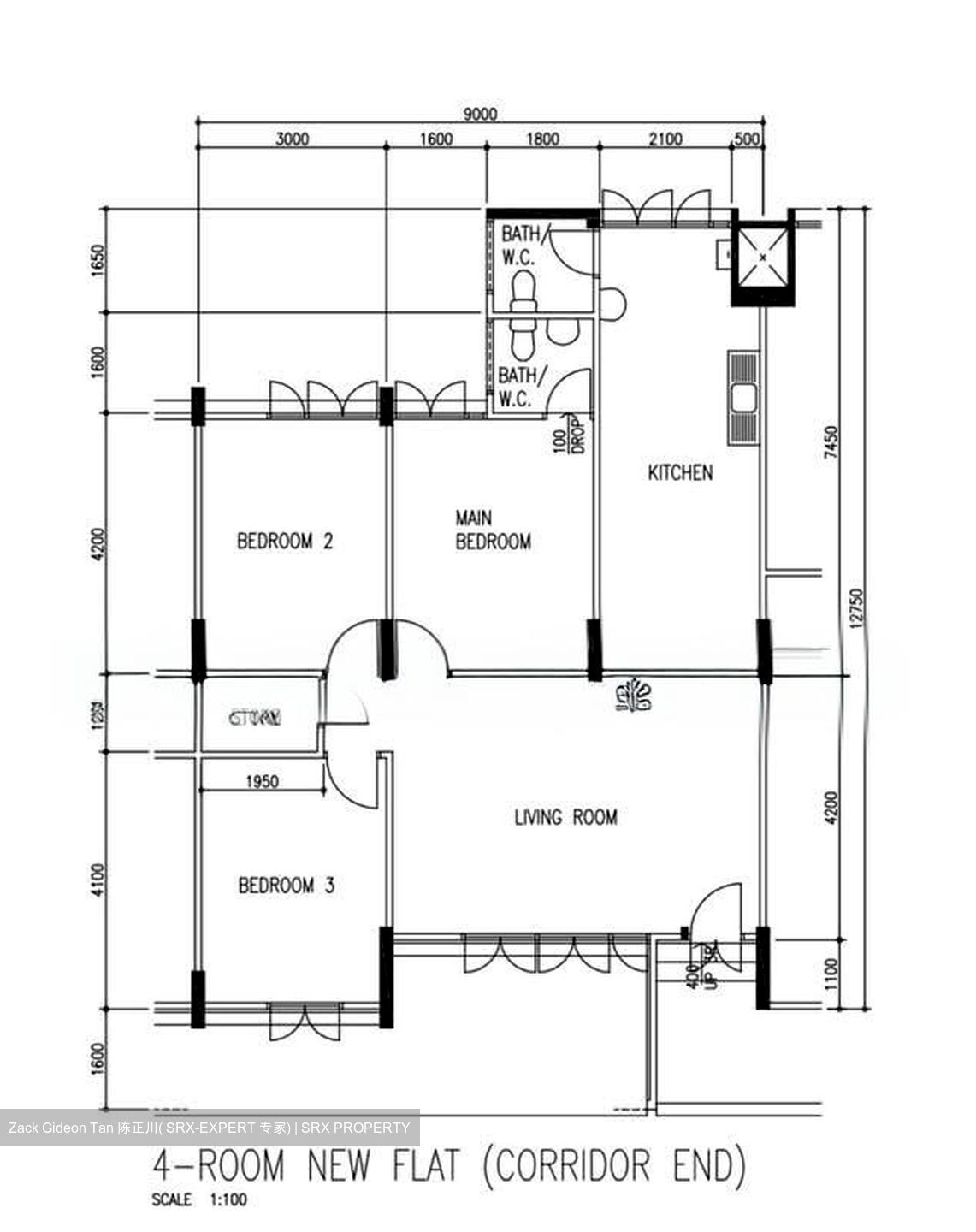 Blk 103 Eunos Vista (Bedok), HDB 4 Rooms #559221851